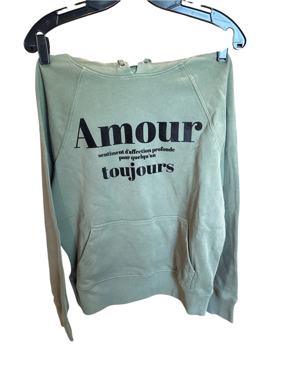 Zadig & Voltaire Olive Green Logo Hoodie